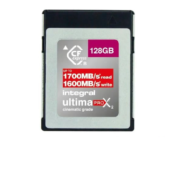 Integral Ultima Pro X2 CF Express Cinematic Grade 128GB Tipo B Integral Ultima Pro X2 CF Express Cinematic Grade 128GB Tipo B